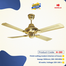 Havells Florence 48 Inch Ceiling Fan (Nickel Gold) image