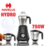 Havells Hydro 750W Mixer Grinder Blender Gray 3 Jars image