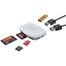 Havit H19 3 × Usb 2.0, 2 × Sd Tf Ms M2 Multi Interface Hub - White image
