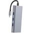 Havit H408 7 In 1 Type-c To Hdmi 4k 3 × Usb 3.0 Pd Sd Tf Multi Interface Hub image