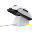 Havit StarBlaze-2 H.KRAKEN Bluetooth (Multi Mode) White-Black Gaming Mouse With RGB Charging Dock image
