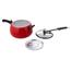Hawkins 3 Litre Contura Pressure Cooker Ceramic Coated Handi Inner Lid Tomato Red Ctr30 image