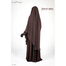 Haya Set Abaya (2 Part Set) | Chocolate Coffee image