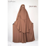 Haya Set Abaya (3 Part Set) | Milk-Coffee image