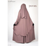 Haya Set Abaya (3 Part Set) | Mocha image