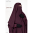 Haya Set Abaya (3 Part Set) | Wine image