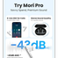 Haylou Mori Pro 43dB ANC With Ultra-low latency Earbuds- White image