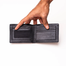 Hazzle Braided Wallet Short Black Premium Leather Stylish Design image