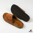 Hazzle Bridgestone Brown Suede Leather Sandal Premium Stylish Design image