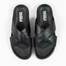Hazzle Comfort Cross Black Leather Sandal image