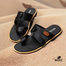 Hazzle Divine Khadims Leather Sandal Premium Comfort Design image