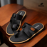 Hazzle Divine Khadims Leather Sandal Premium Comfort Design image