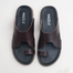 Hazzle Hersh Chocolate Premium Leather Sandal Stylish And Comfortable Design image