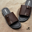 Hazzle Posh Dice Chocolate Dice Leather Sandal Premium Stylish Design image