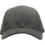 Head Gear Grey Super Suede Curved Visor Cap image