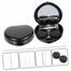 Heart Shape Contact Lens Travel Kit With Mirror And Accessories – Black image