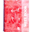 Hearts Foiled Note Book-(Roll Design)-1 Pc image
