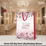Hearts Gift Bag Smart (Big Weeding) Maroon image