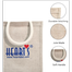 Hearts Jute Bag Hearts image