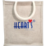 Hearts Jute Bag Hearts image