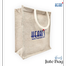 Hearts Jute Bag Hearts image
