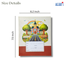 Hearts Kids Khata – School Exercise Notebook for Children – Size 7.5 x 6.2 Inch – Squere Box Design-06 Pcs image