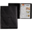 Hearts Menu Folder Black - 4 Page image