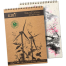 Hearts Natural Canvas Drawing Pad A4 – 120 GSM Handmade Paper image
