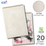 Hearts Natural Canvas Drawing Pad A4 – 120 GSM Handmade Paper image