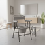 Heavy Stainless Steel Folding Commode Toilet Chair image