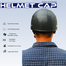 Helmet Cap Sports Safety Lightweight Soft Inner Hard Shell Washable Adjustable For Bikers Workers Random Colour 2Pcs image