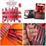 Heng Fang (2 in 1) Multi Color Velvet Lipliner And Lipstick - 1.7g x 8 Pcs image
