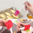 Hetvi trend™ Silicone Spatula and Pastry Brush Set Special for Cake Mixer, Cooking, Baking, Glazing - Set of 1 (Multicolor) image