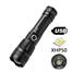 High Lumens LED XHP50 Tactical Flashlights with Rechargeable Battery Waterproof Zoomable Super Bright Torch Light image