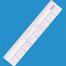 High Quality 45 cm/17 inch Clear Scale Soft Plastic Straight Ruler image