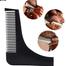 High Quality Beard Shaper Comb Facial Hair Shaping Tool (Black and Gray) -202653646 image