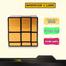 Golden Rubik's Cube 3x3 (rubics_mirror_3x3_g) image