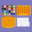 Himi Gouache Paint Set- 30ml 24 colors Jelly Cup (Yellow Box) image