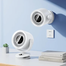 Hoco 3 In 1 Automatic Rotating Clip Fan Table Wall Mount 3600Mah Battery image