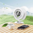 Hoco 3 In 1 Automatic Rotating Clip Fan Table Wall Mount 3600Mah Battery image