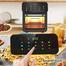 Hoffmans Glass Window View 12Ltr Professional 10-in-1 Multifunctional Digital Air Fryer With Smart LCD Touch Control HM-786 image