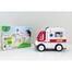 Hola A9997 Toy Ambulance Kids Early Learning Educational Plastic Role Play Ambulance Toys image