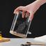 Home And Kitchen Uses Food Storage Glass Jars And Containers with Wooden Lid image