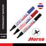 Horse Permanent Marker H - 66 (Chisel Tip) - Red (2pc) image