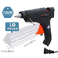 Hot Melt Glue Gun With 10 Glue Stick Free Black image
