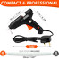 Hot Melt Glue Gun With 10 Glue Stick Free Black image