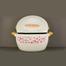 Happyware Hot Pot W/Lock 6000 Ml Flower Design image