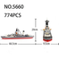 Wange 5660 Hot Selling Battle Ship Building Block Set Educational Legion Toy Lego Legion 774Pcs image
