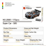 Wange 2880 Hot Selling Racing Car Building Block Set Educational Supercar Toy Lego Supercar 172Pcs image