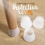 Household Table and Chair Foot Covers, Foot Protective Cover, Table and Chair Foot Anti - Slip Mat - 4 pcs [Any Color] image